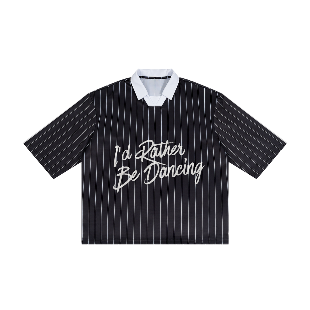 Pinstripe Collared Soccer Jersey