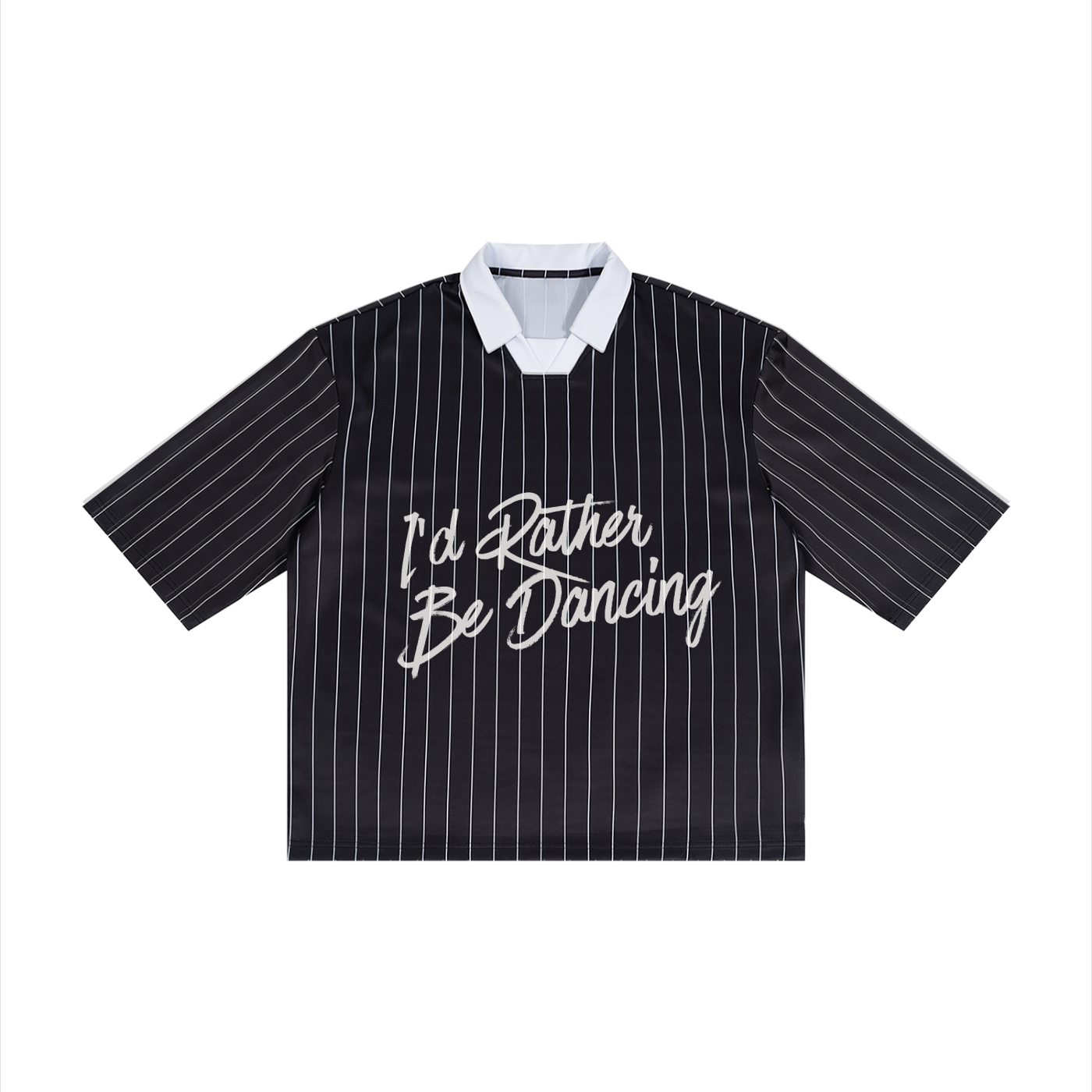 Pinstripe Collared Soccer Jersey
