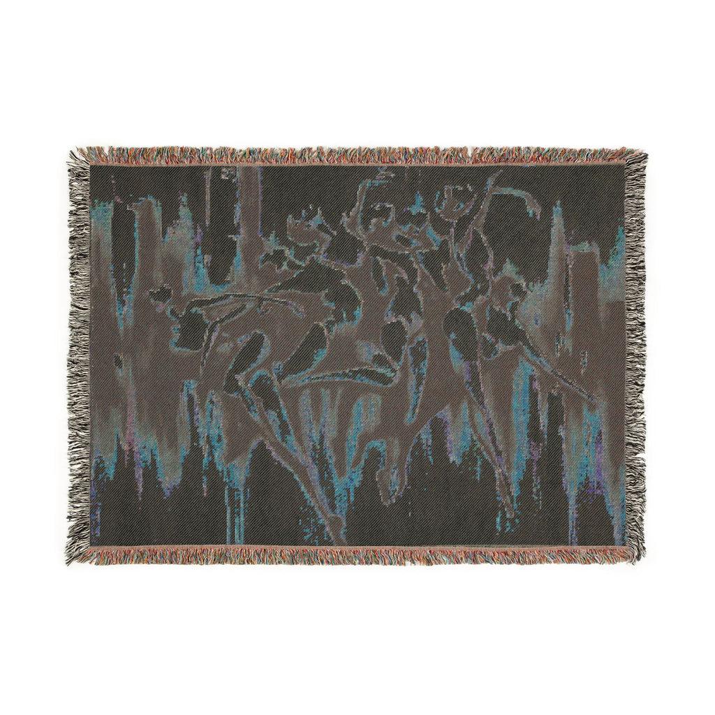 Lyrical Dance Woven Blanket — Contemporary Ballet Tapestry Throw