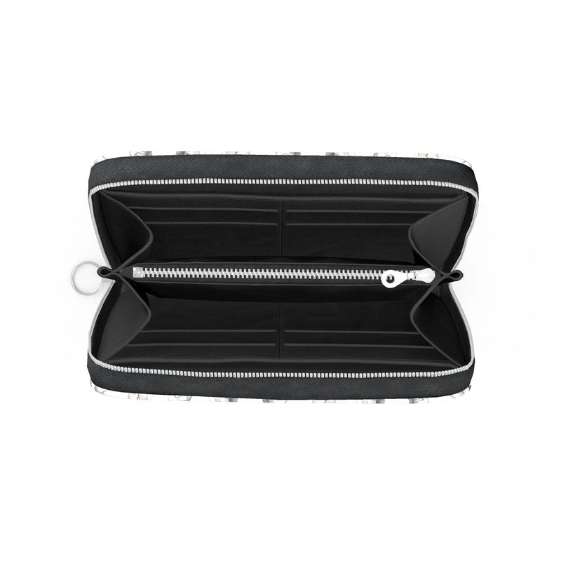 Neutral Hour Ballet Leather Zip Wallet