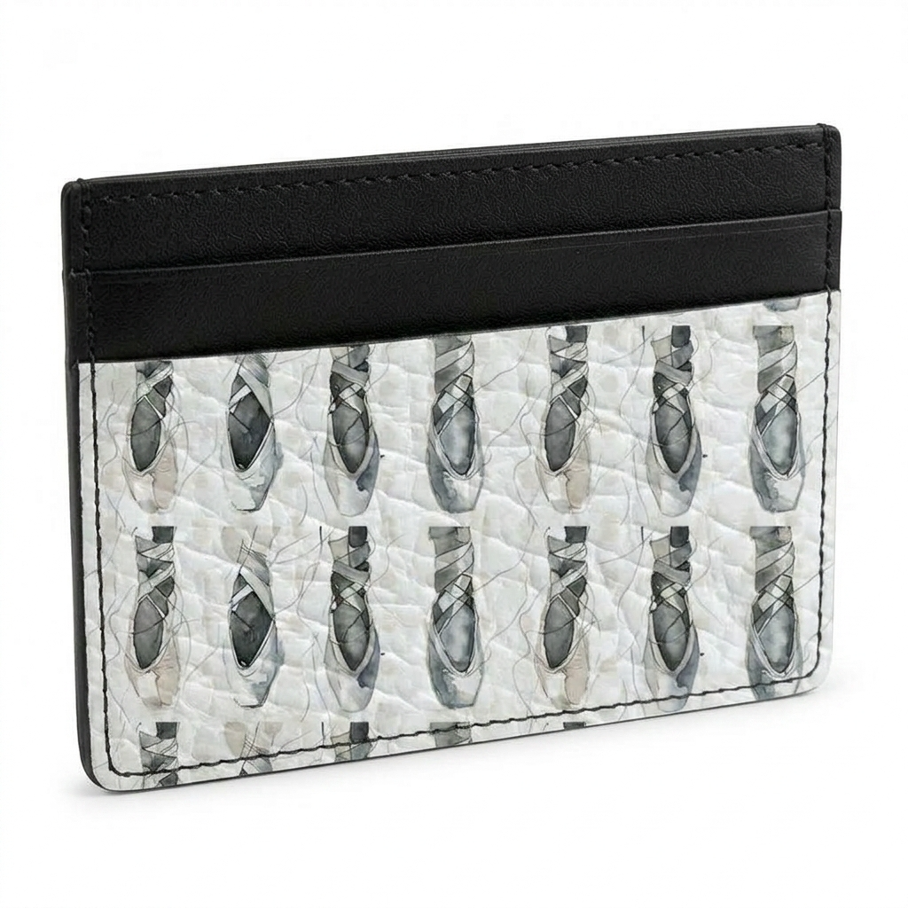 Neutral Hour Ballet Leather Card Holder
