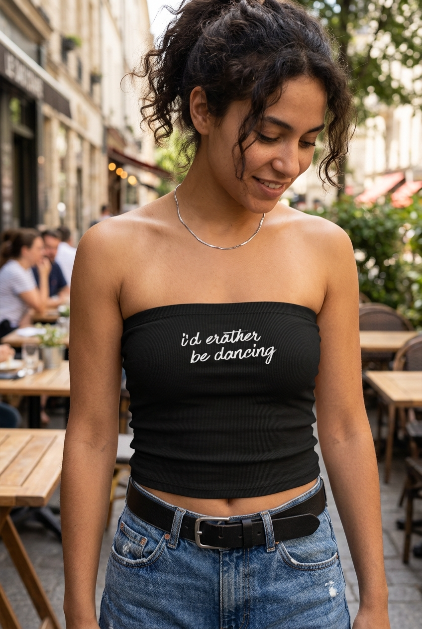 I'd Rather Be Dancing Tube Top