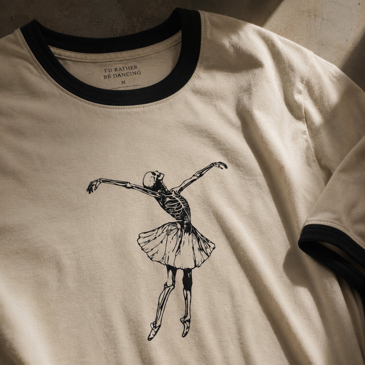 Vintage Skeleton Ballerina T-Shirt