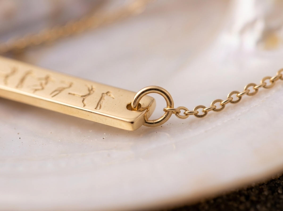 Contemporary Dance Bar Necklace