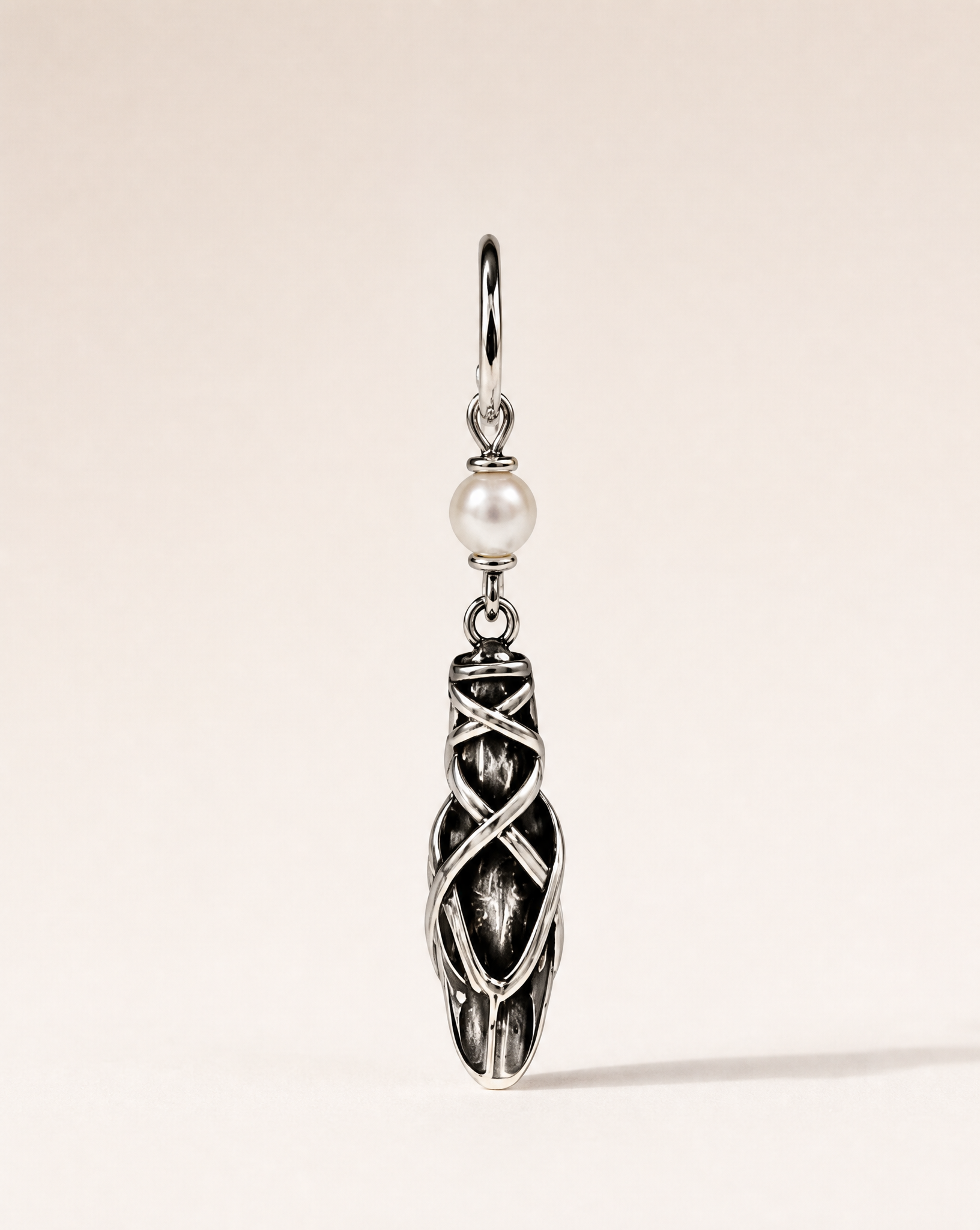 Vintage Pointe Shoe Earrings