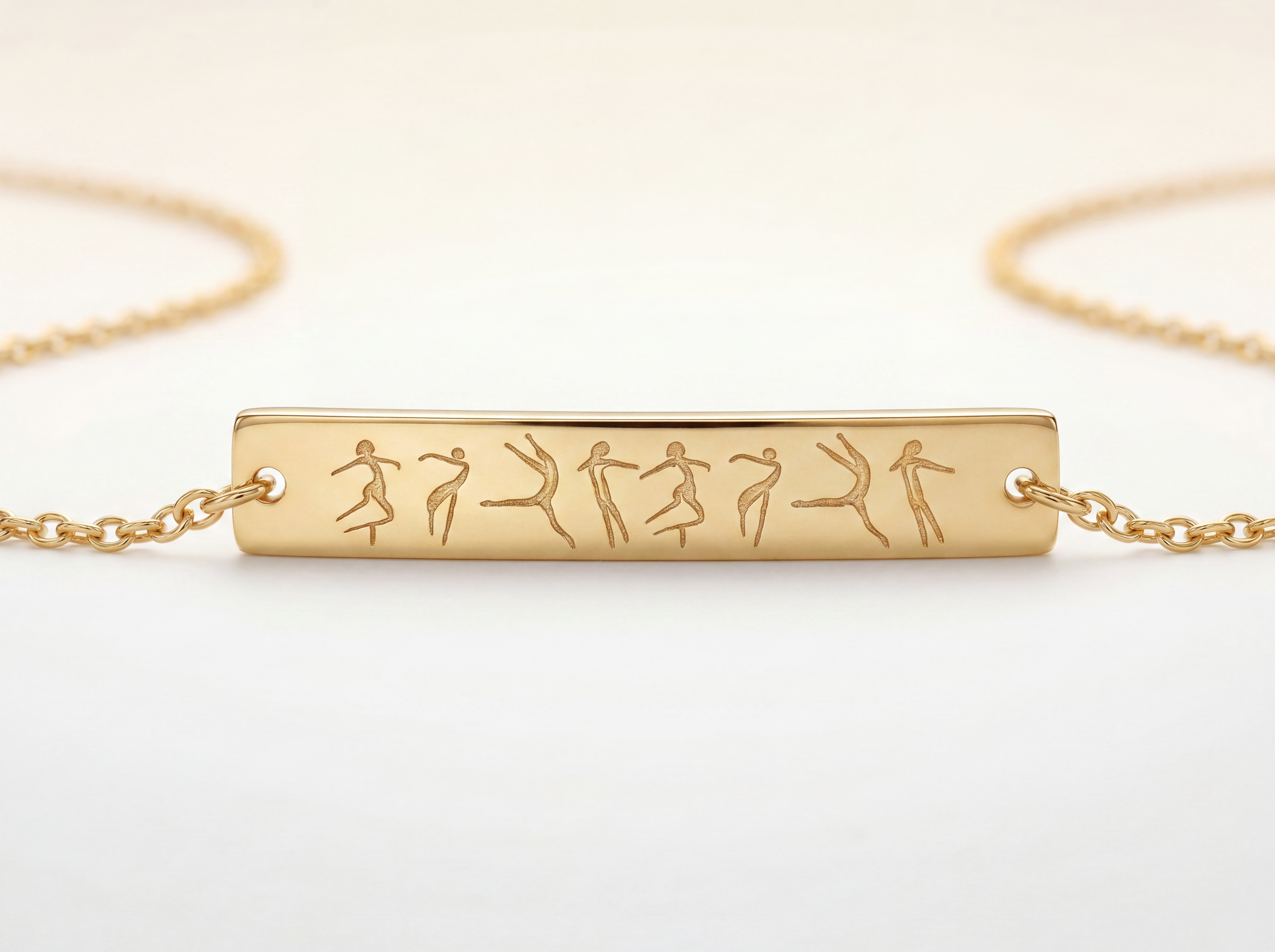 Contemporary Dance Bar Necklace
