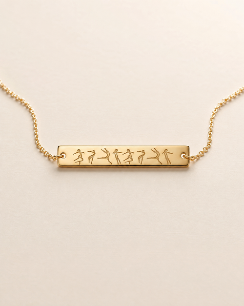 Contemporary Dance Bar Necklace