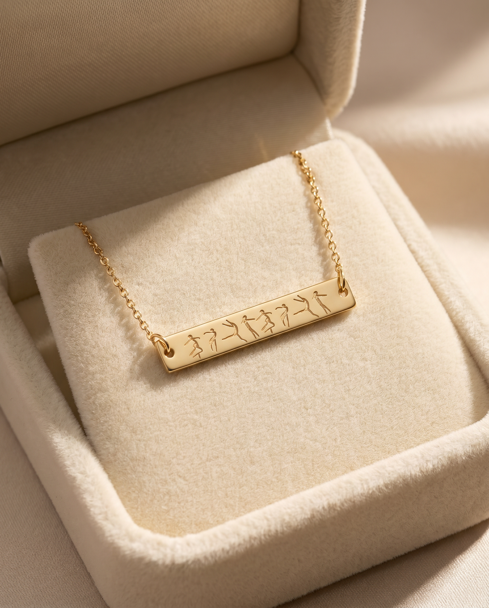 Contemporary Dance Bar Necklace