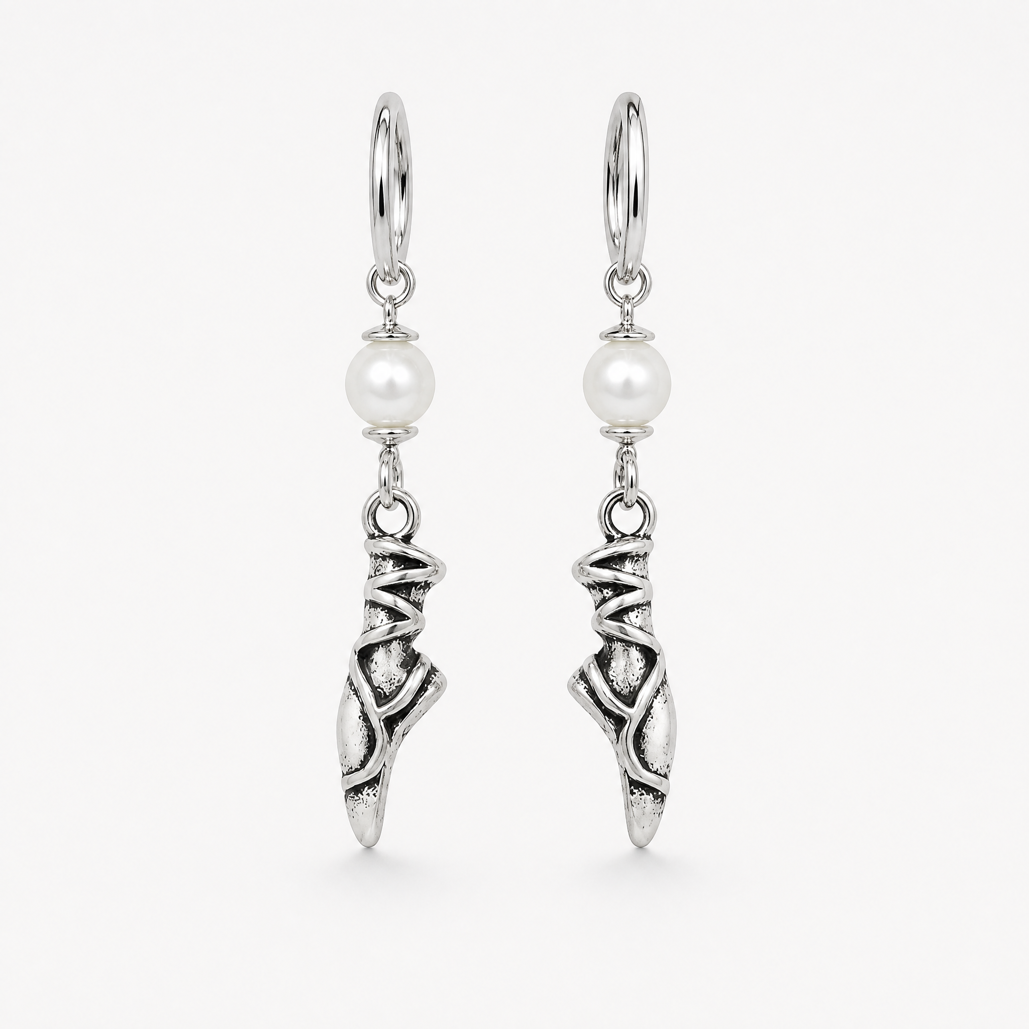 Vintage Pointe Shoe Earrings