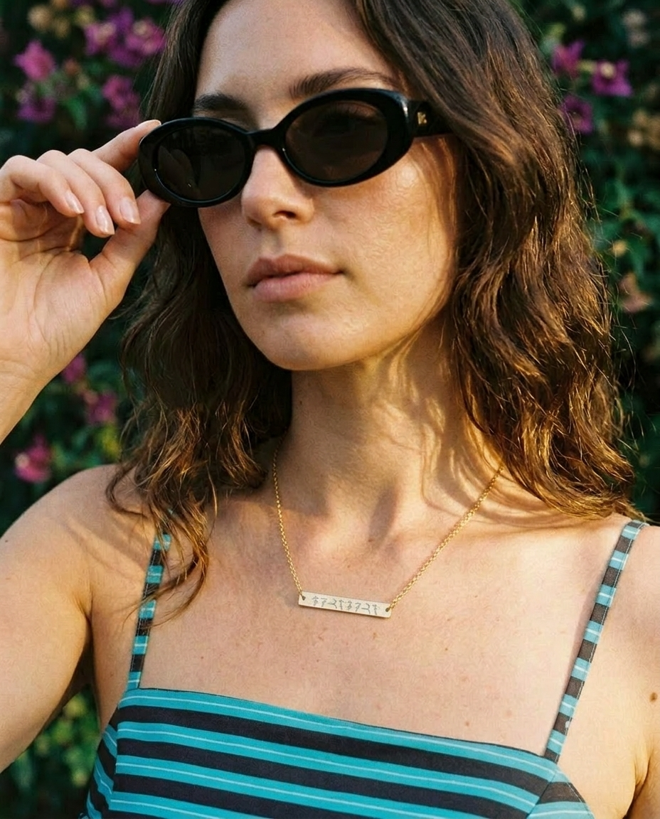 Contemporary Dance Bar Necklace