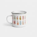 Watercolor Pointe Shoe Enamel Mug