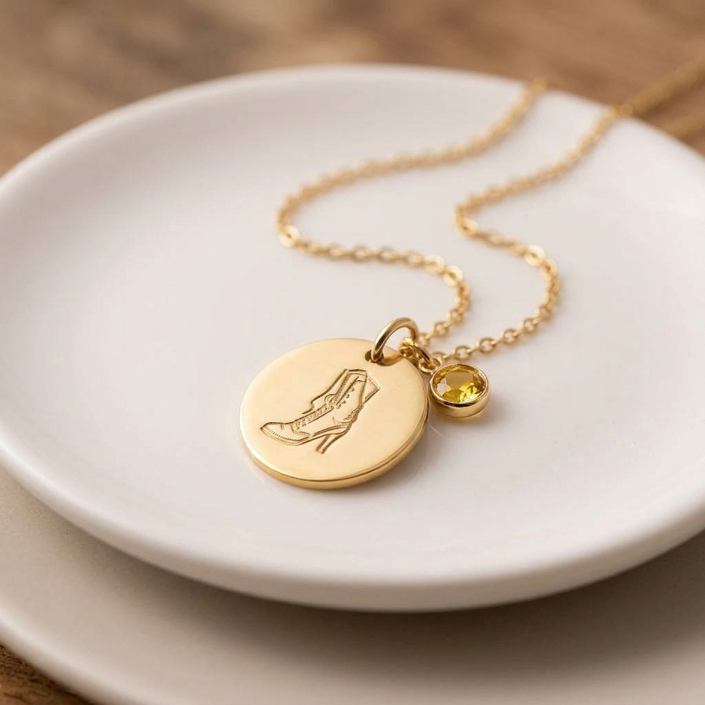 The Stage Boot Necklace