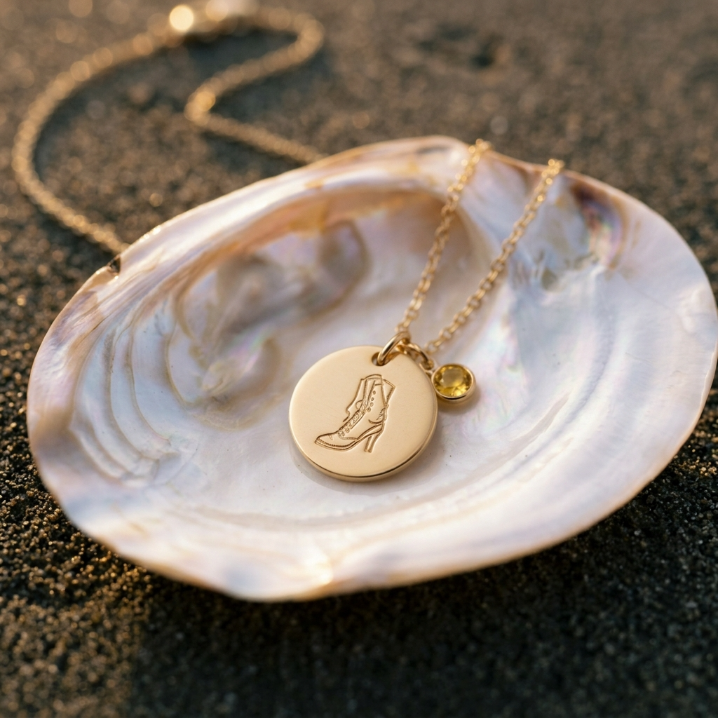The Stage Boot Necklace