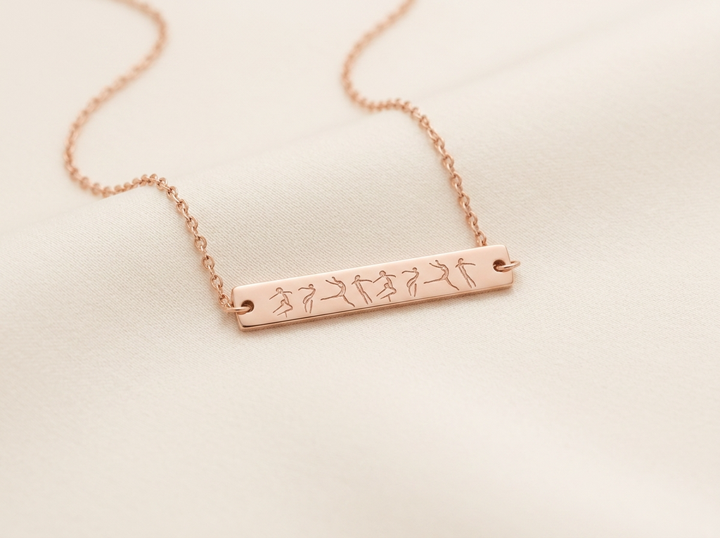 Contemporary Dance Bar Necklace