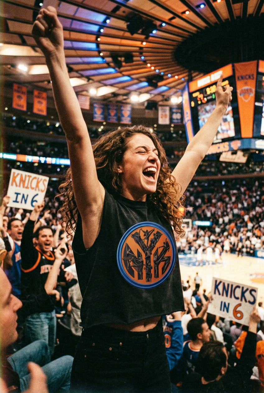 Knick City Dancers French Terry Boxy Tank