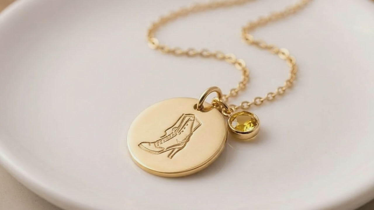 The Stage Boot Necklace
