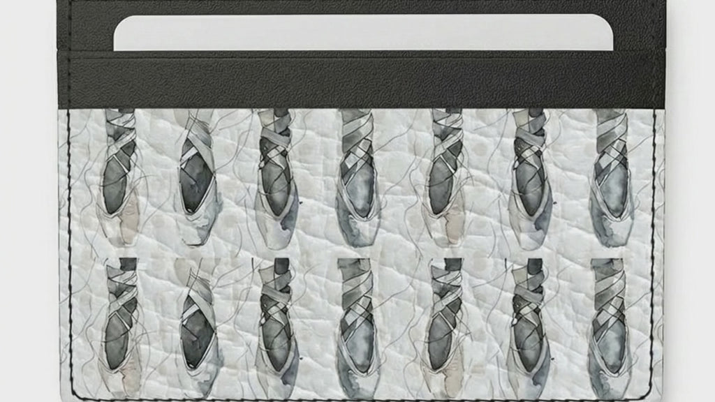 Neutral Hour Ballet Leather Card Holder