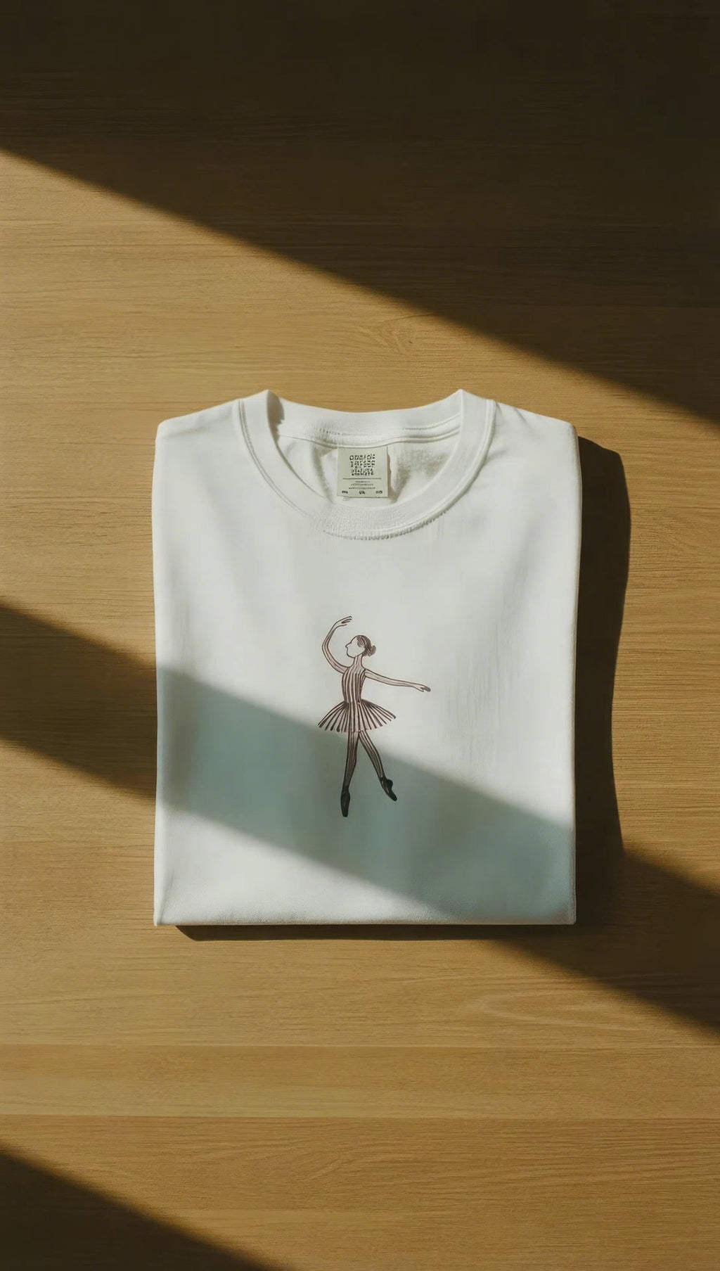 Ballerina Doodle Comfort Colors T‑Shirt