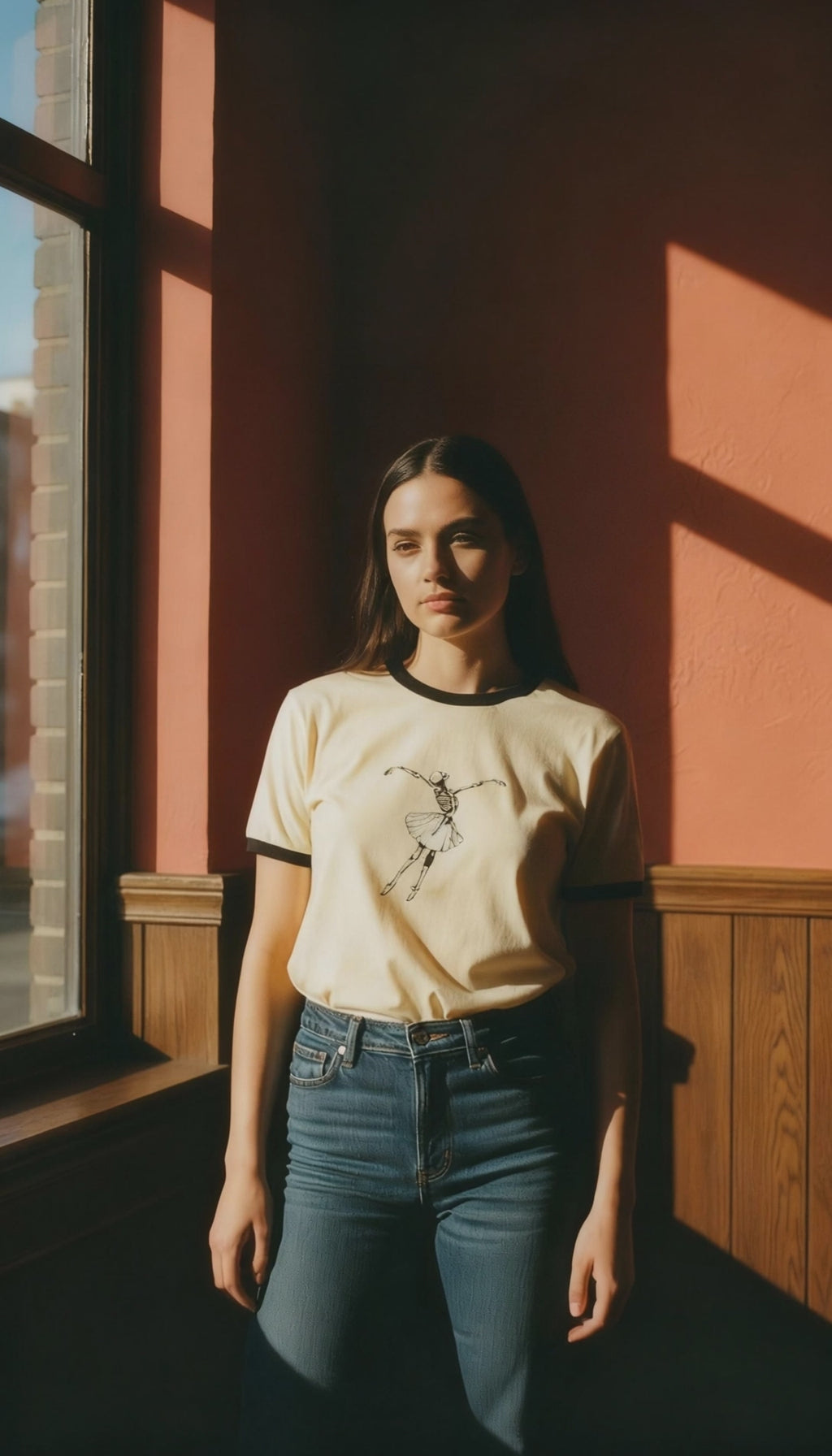 Vintage Skeleton Ballerina T-Shirt