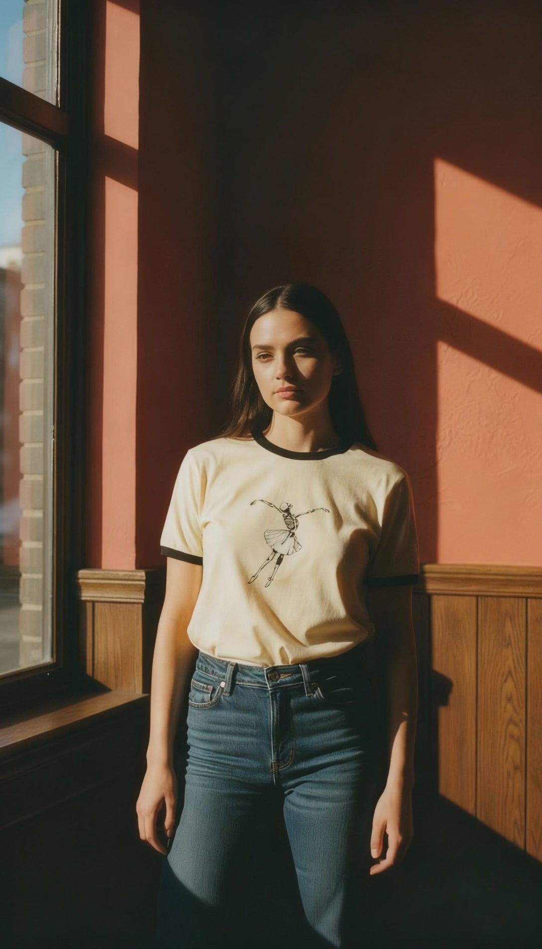 Vintage Skeleton Ballerina T-Shirt
