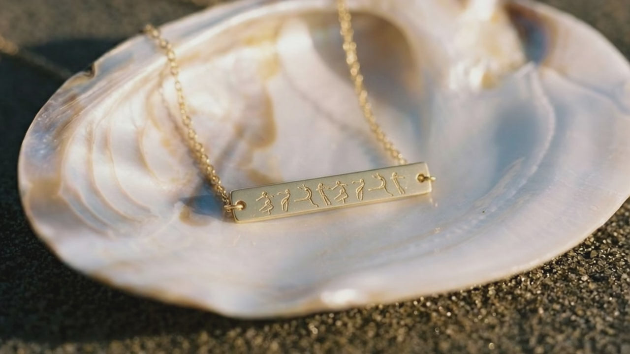 Contemporary Dance Bar Necklace