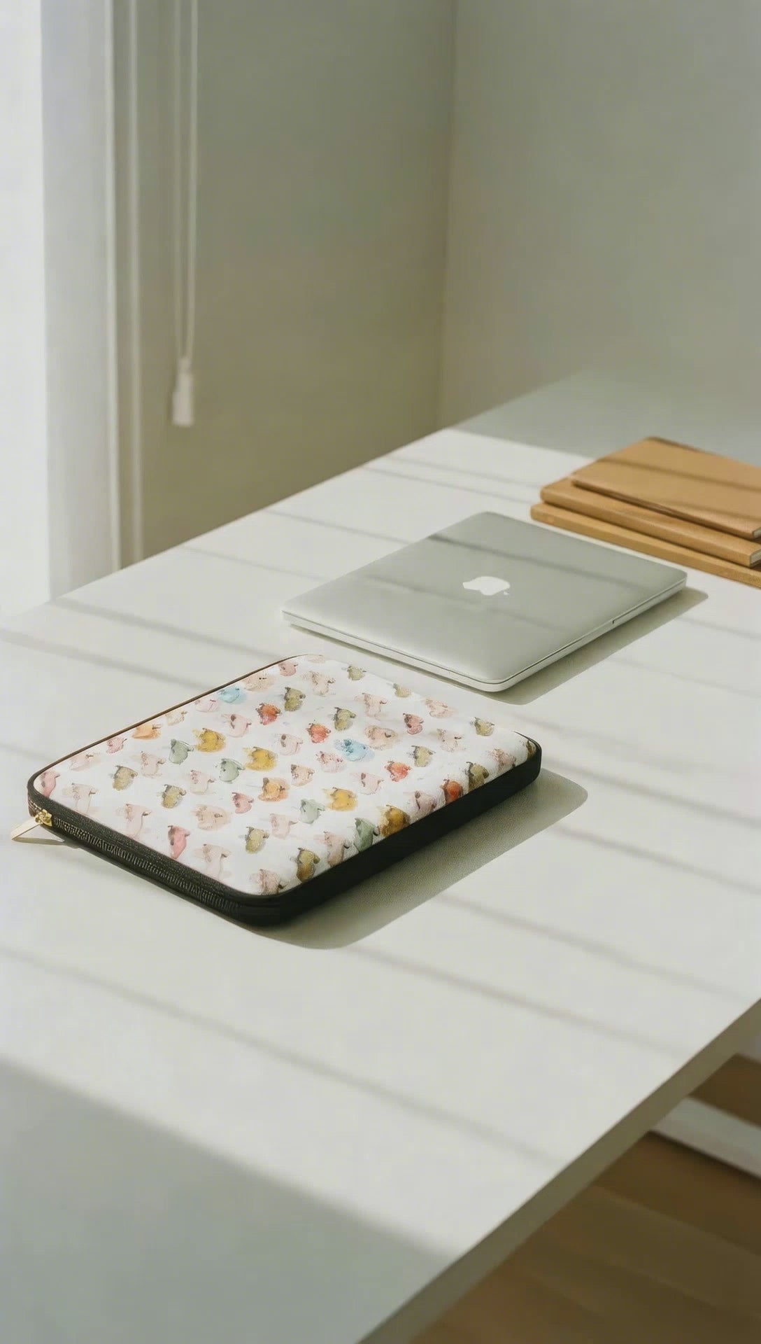 Watercolor Tap‑Shoe Laptop Sleeve